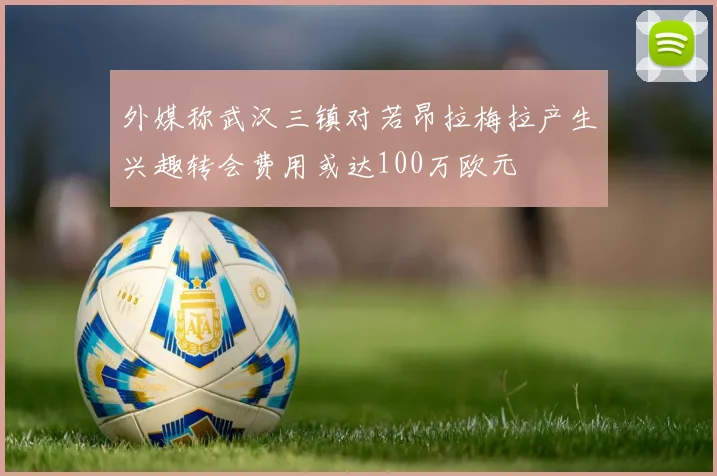 外媒称武汉三镇对若昂拉梅拉产生兴趣转会费用或达100万欧元